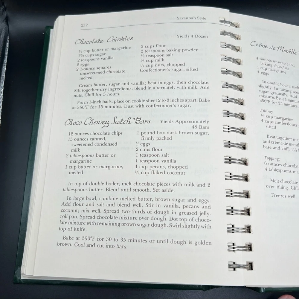 Savannah Style 1980 Spiral Bound HC Cookbook Book Junior League of Savannah